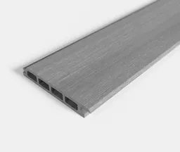 HORI WPC Fassadenverkleidung Hohlkammer grau bi-color co-extrudiert 138x20mm 0