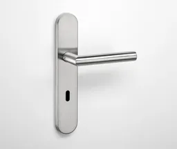 HORI Langschild Türgriff Edelstahl matt 0