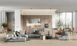Gerflor Klick-Vinylboden Virtuo 55 Rigid Acoustic Bohem Beige (Eir) Landhausdiele 0