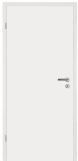 HORI Zimmertür Komplettset Weißlack RAL 9010 Röhrenspan Rundkante 0