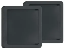 HORI Griffmuschelpaar Quadratisch matt schwarz 0