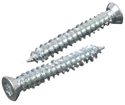 Kovalex Befestigungsschrauben für WPC Unterkonstruktion Stahl verzinkt 7,5 x 52 mm Torx 0