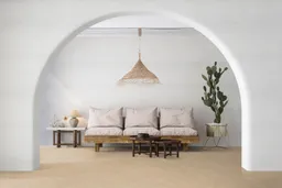 Gerflor Klebe-Vinylboden massiv Virtuo 55 Blomma Beige Fischgrät 0