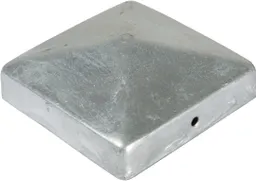 TETZNER & JENTZSCH Pyramide Pfostenabdeckung aus Metall 9 x 9 cm 0