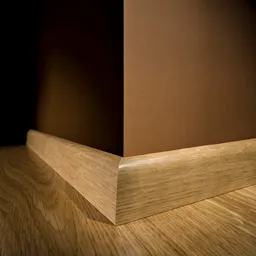 Kährs Sockelleiste Eiche weiß mattlackiert 0