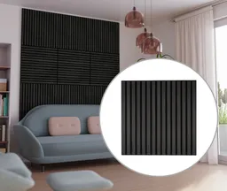 HORI WALL Akustik Dekor Wandpaneele Black Oak quadratisch 0