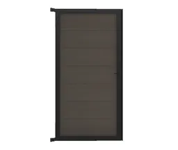 HORI WPC Sichtschutzzaun Rahmenzaun Tor 0