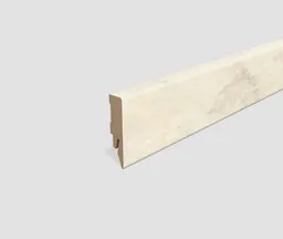 EGGER MDF-Kern Sockelleiste L581 passend zu Fußboden Chromix weiss 0