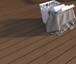 NewTechWood Terrassendielen WPC Hohlkammer Deluxe Oldwood Ipe Holzstruktur gebürstet / glatt gebürstet Co-Extrudiert 22,5 x 138 mm 0