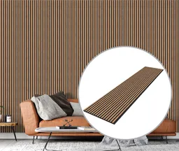 HORI WALL Akustik LongLine Dekor Wandpaneele Walnut 0