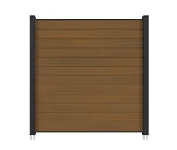 NewTechWood WPC Sichtschutzzaun Stecksystem Portland 0