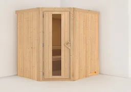 Karibu System-Sauna Lilja Eckeinstieg 68 mm 0