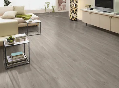 HORI Klick-Hartvinylboden Rigid SPC Eiche Wuppertal elegant grau Landhausdiele 10