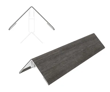NewTechWood Castellation PRO Eckprofil coextrudiert Silver Gray 0
