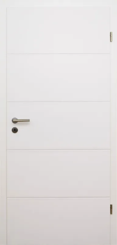 HORI Zimmertür Valencia Weißlack RAL9010 Röhrenspan Eckkante 0