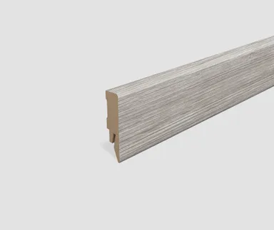 EGGER MDF-Kern Sockelleiste L596 passend zu Fußboden Sherman Eiche hellgrau 0
