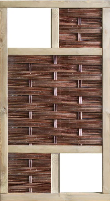 TETZNER & JENTZSCH Sichtschutzzaun Labo- Weidengeflechtsystem 3D 0