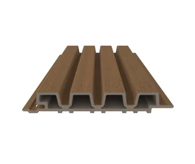 NewTechWood WPC Fassadenprofil Castellatio PRO35 33 x 215 mm Teak 0