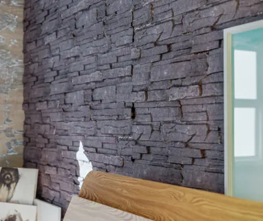 HORI Wandverkleidung Betonsteinverblender Natursteinoptik Dunkel Grau 5