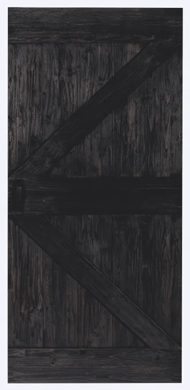 INDO Barndoor Teak Colored Charred 1