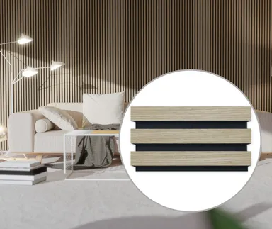 HORI WALL Akustik Dekor Wandpaneele Natural Oak 0