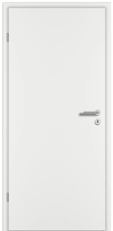 PRÜM Zimmertür CPL Weißlack RAL 9016 Röhrenspanplatten kleine Rundkante 0