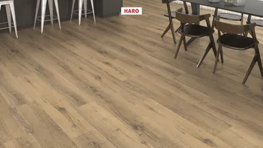 HARO Laminat Tritty 200 Aqua Eiche Metallic natur authentic Landhausdiele 3