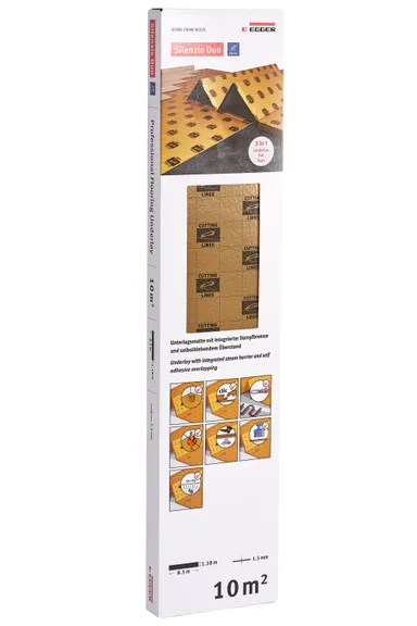 EGGER Trittschalldämmung Silenzio Duo für Laminatböden 0