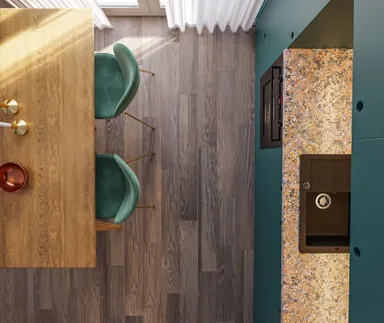 HORI Klick-Hartvinylboden massiv Eiche rauchgrau Landhausdiele 10