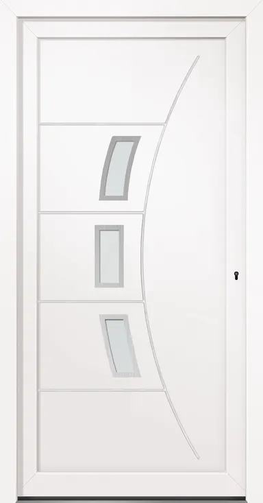 HORI Kunststoff Haustür Wing ohne Türgriff 0