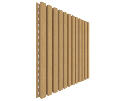 NewTechWood WPC Fassadenprofil Castellatio PRO35 33 x 215 mm Red Cedar 1
