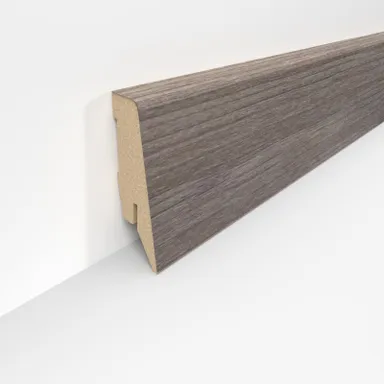 KRONOTEX Sockelleiste Dekor D 3242 Nostalgie Teak Silber 0