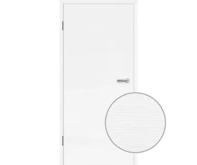 HORI Zimmertür CPL Eiche weiß strukturiert quer Röhrenspan Designkante 0