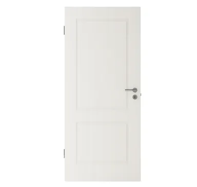 HORI Schallschutz Wohnungseingangstür Alicante 2 Weißlack RAL9010 Vollspan Eckkante 0