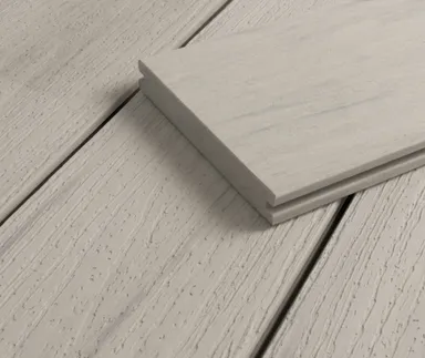 HORI Terrassendielen WPC/BPC Exclusive Line weiß/creme massiv 20x140mm 0