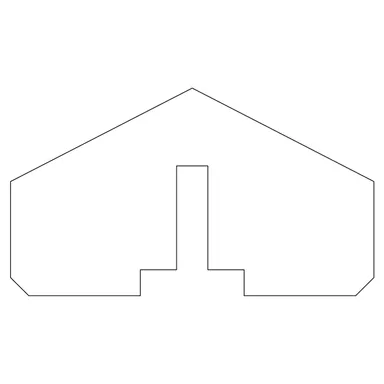 HORI Holz-Steckzaun GARDO Abdeckprofil 0