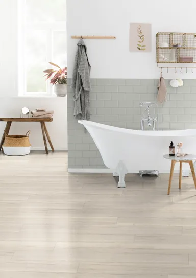 EGGER Klick-Designboden Aquadura+ Hybridboden EDF187 Halifax Eiche creme 0
