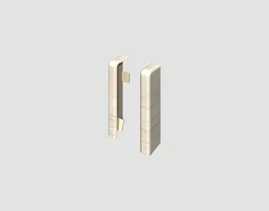 EGGER Endstück Cubical Eiche graublau 6 cm 0
