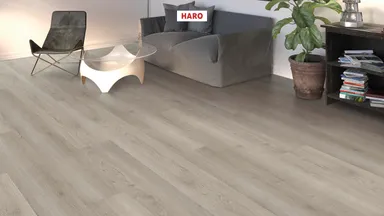 HARO Laminat Tritty 100 Gran Via Eiche Flavia grau authentic 2