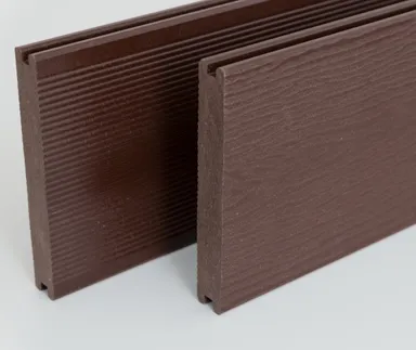 Kovalex Terrassendielen WPC massiv Schokoladenbraun unbehandelt 20 x 145 mm 0