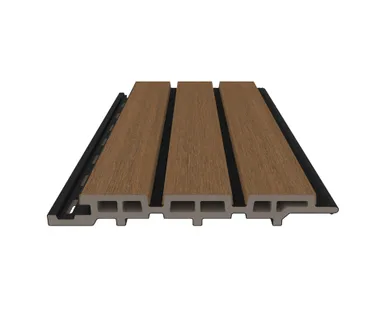 NewTechWood WPC Wandverkleidung Rhombus 21,5 x 175,5 x 2900 mm Teak 0
