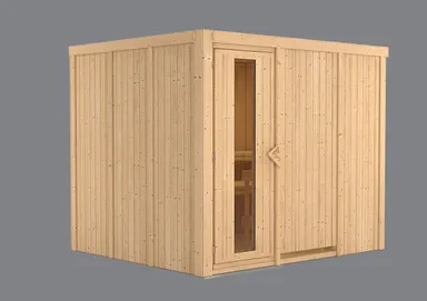 Karibu System-Sauna Gobin Fronteinstieg 68 mm 1