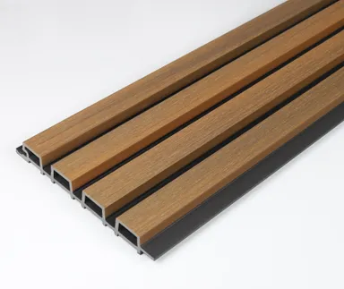 HORI WPC Fassadenverkleidung Rhombus braun Bi-Color 26 x 219 mm 0