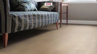 HARO Parkett 4000 Eiche sandgrau strukturiert Markant Landhausdiele 3