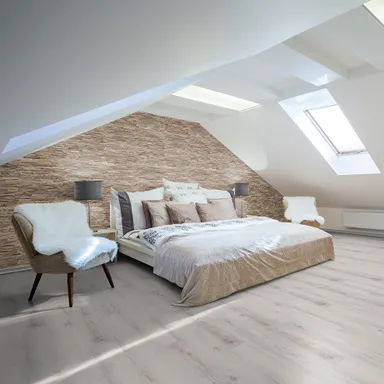 INDO Echtholz Wandverkleidung 3D Holzverblender Teak Diamond Ancient Grey 4