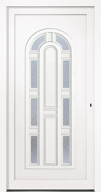 HORI Kunststoff Haustür Classic ohne Türgriff 0