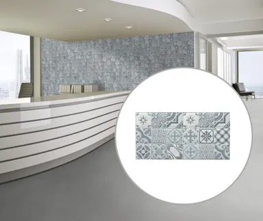 HORI BARIDECOR AQUA Wandverkleidung Hydraulic Vintage Grey 0