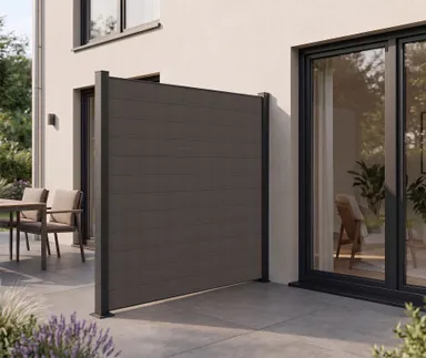 NewTechWood WPC Sichtschutzzaun Stecksystem Portland 0
