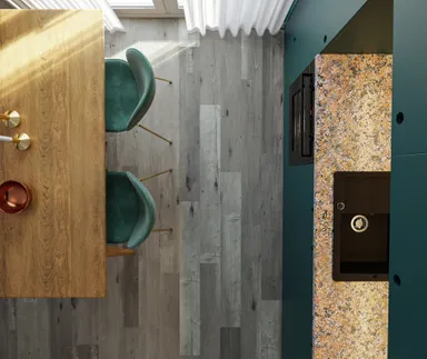 HORI Klick-Hartvinylboden Rigid SPC Kiefer Vintage grau Mackay Landhausdiele Holzstruktur 0