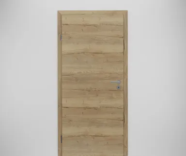 HORI Schallschutztür Wohnungseingangstür CPL Eiche Modern quer SK1 Vollspan Designkante 0